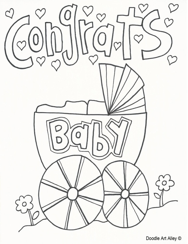 Baby Coloring Pages - Doodle Art Alley