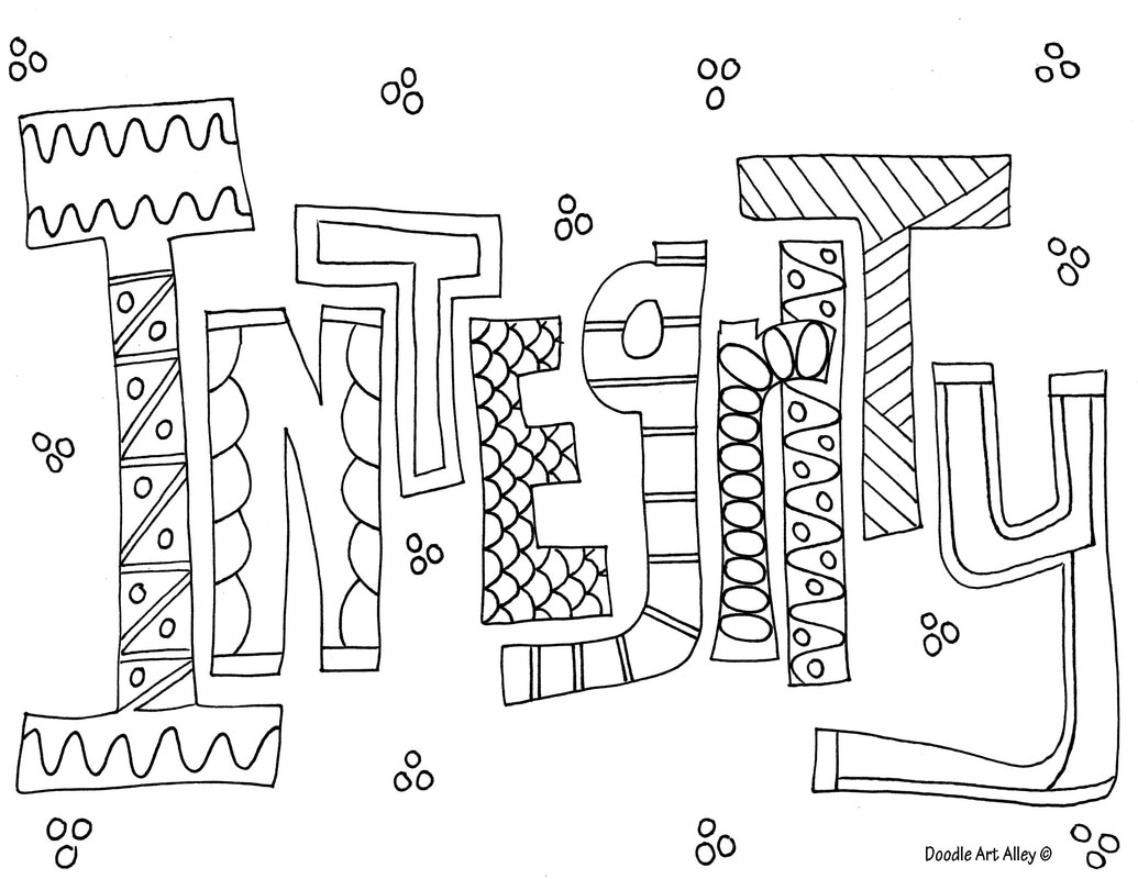Word Coloring pages   Doodle Art Alley