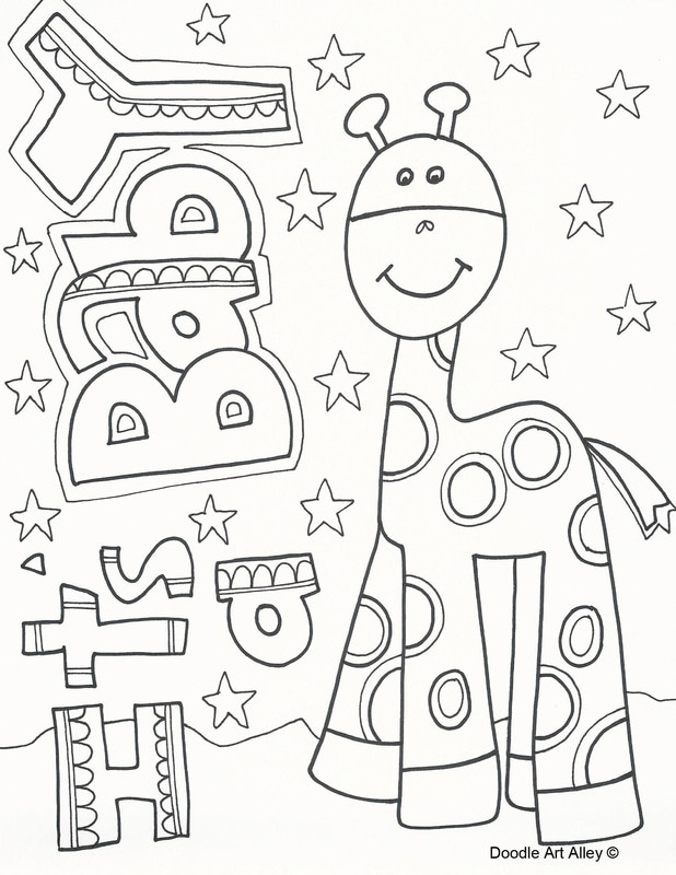 Baby Coloring Pages - Doodle Art Alley