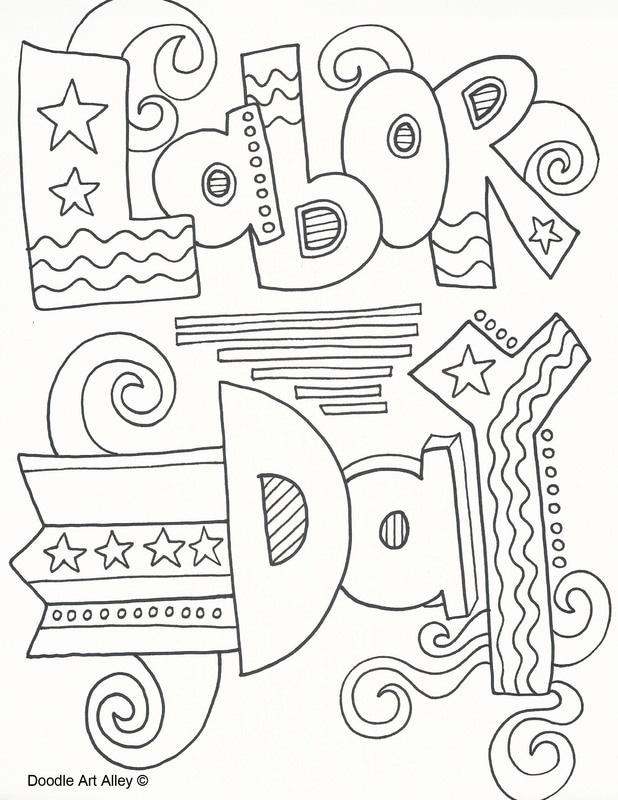 Labor Day Coloring Pages - Food Ideas