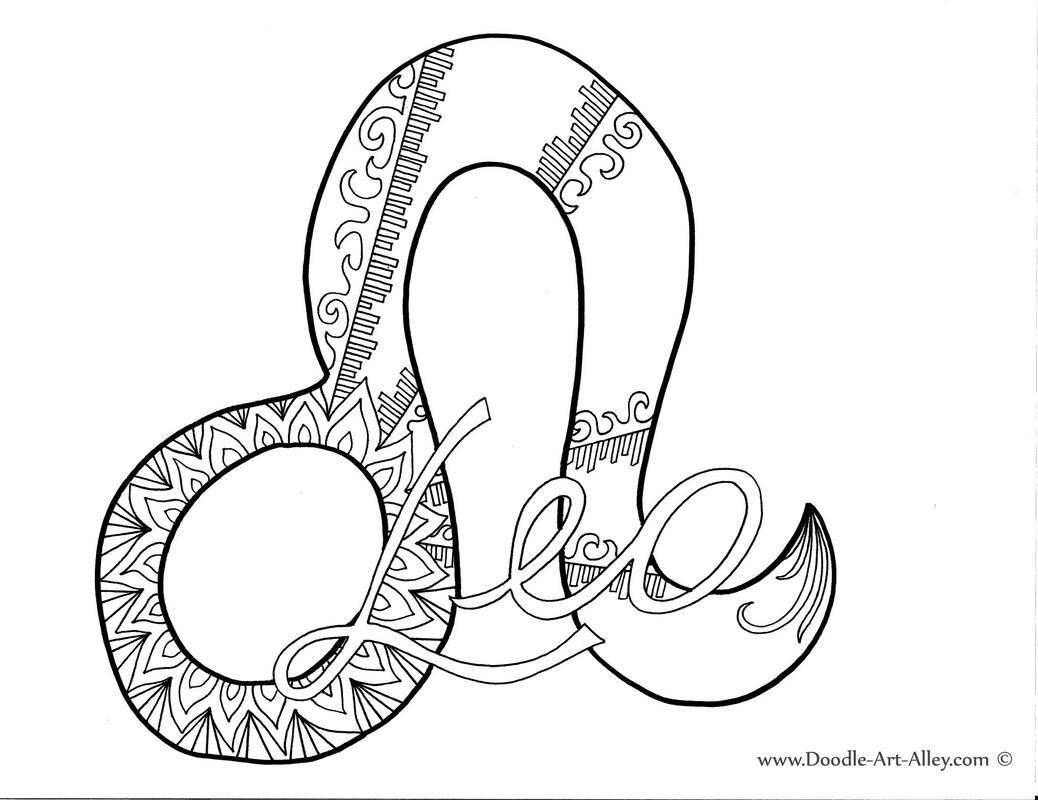zodiac coloring pages - photo #22