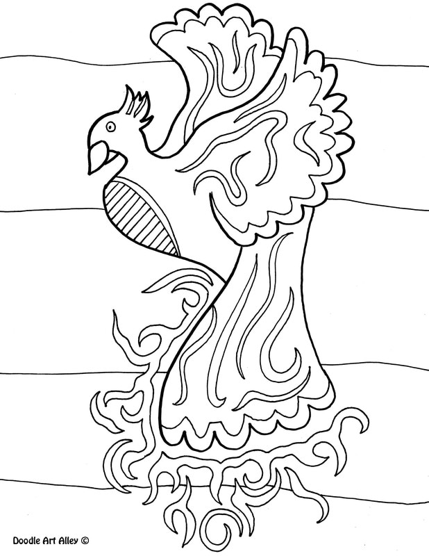 magical animals coloring pages - photo #14