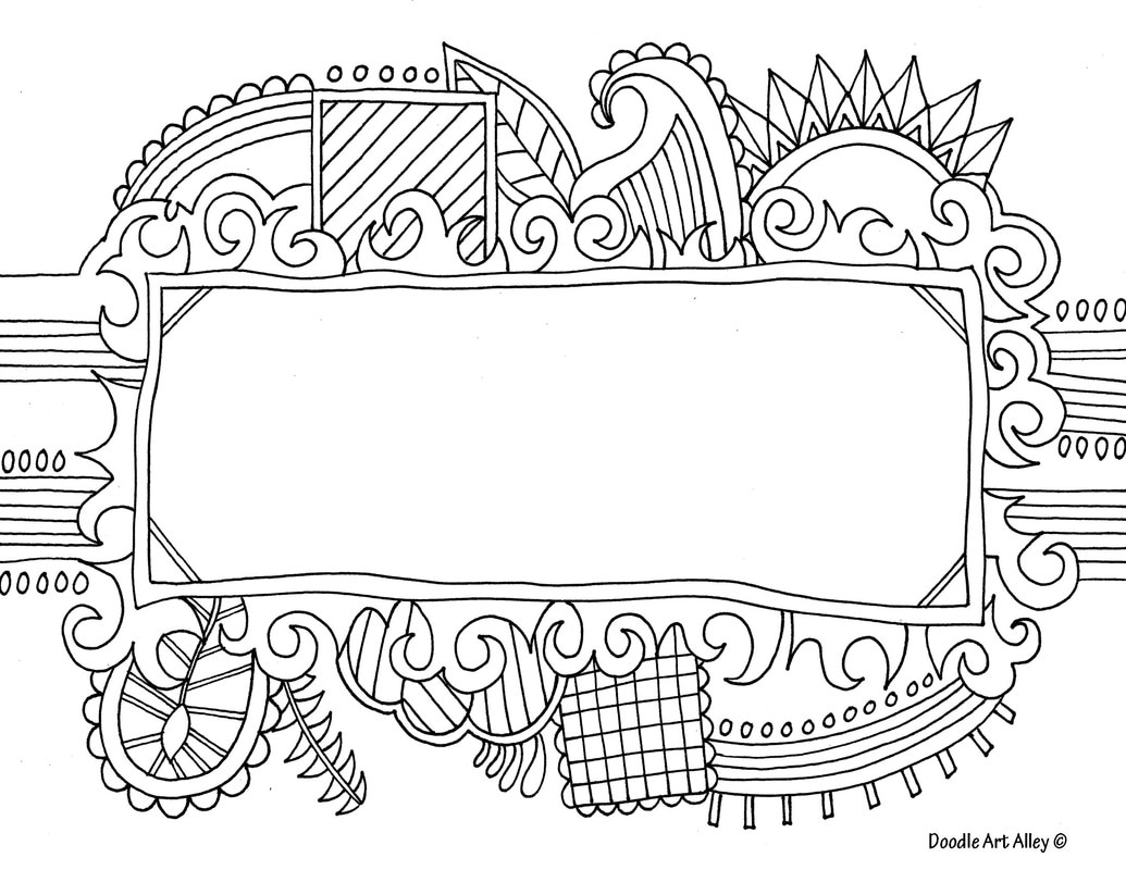 Name Templates Coloring pages - Doodle Art Alley