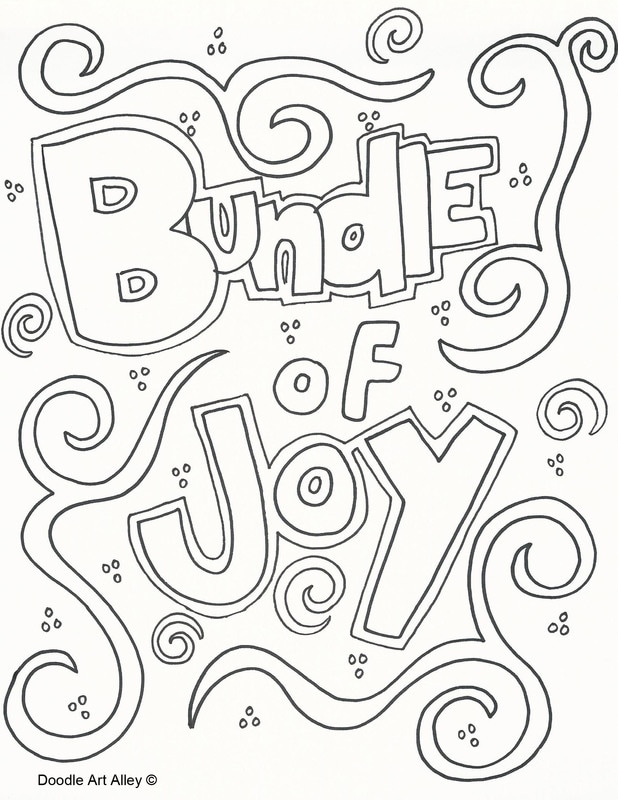 Baby Coloring Pages Doodle Art Alley