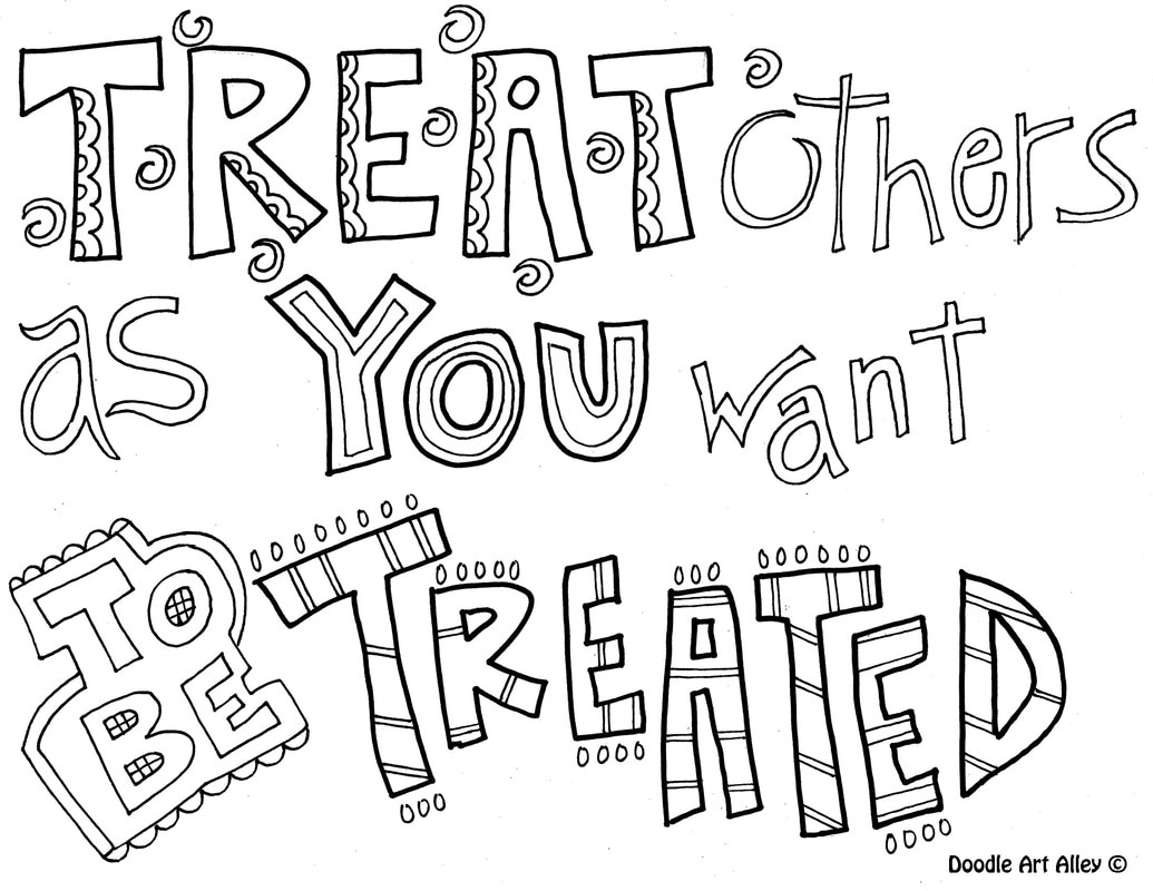 Kindness Quote Coloring Pages   DOODLE ART ALLEY