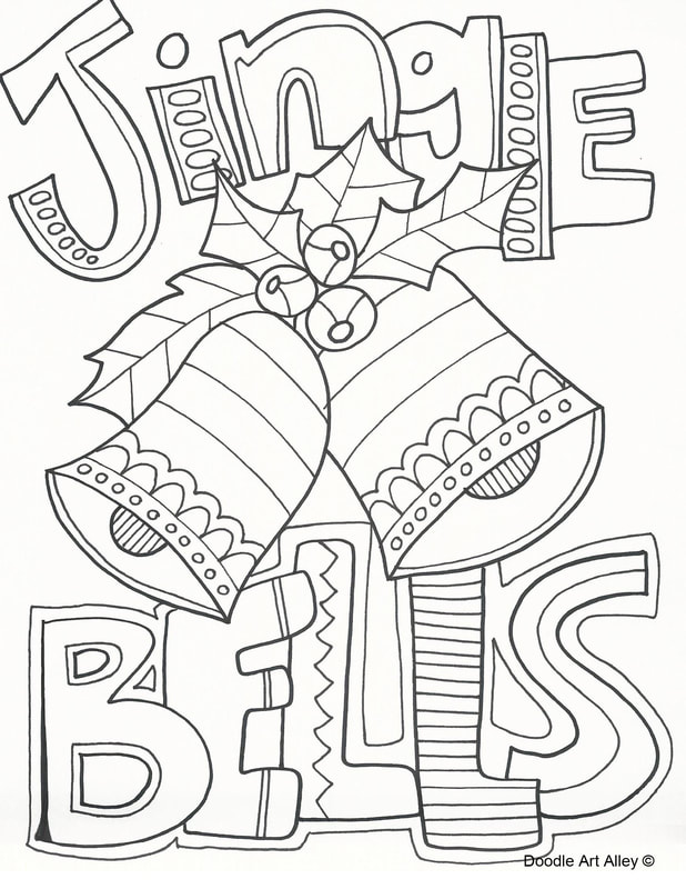 Christmas Coloring Pages - DOODLE ART ALLEY Christmas Presents Coloring Sheets