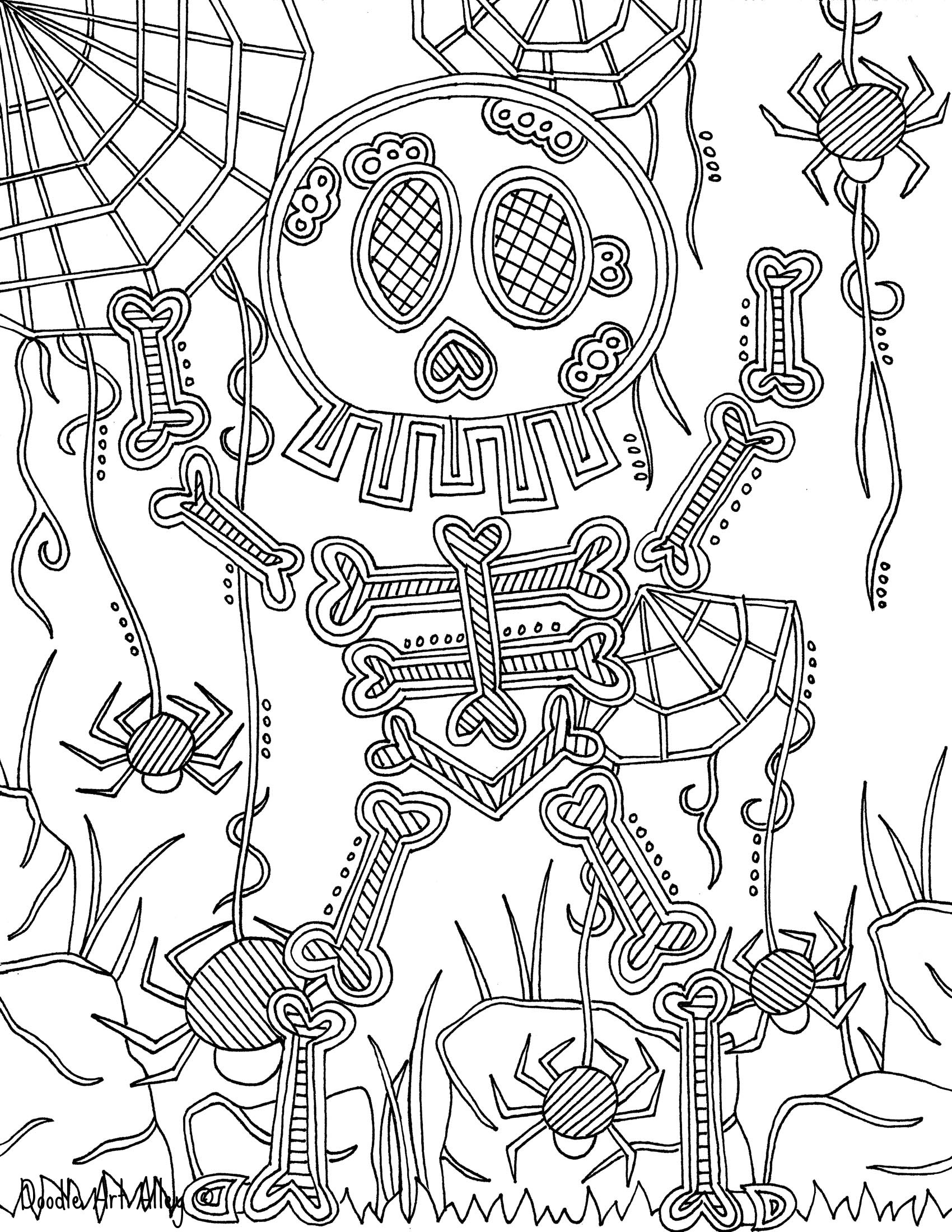 Monster Coloring pages   DOODLE ART ALLEY