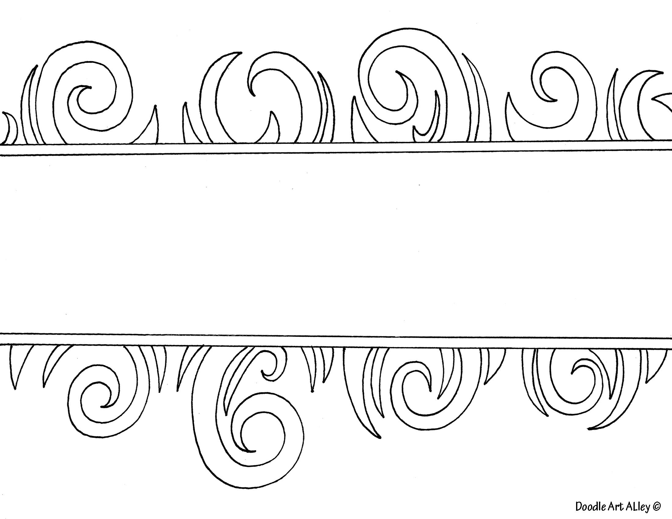 Name Templates Coloring Pages Doodle Art Alley